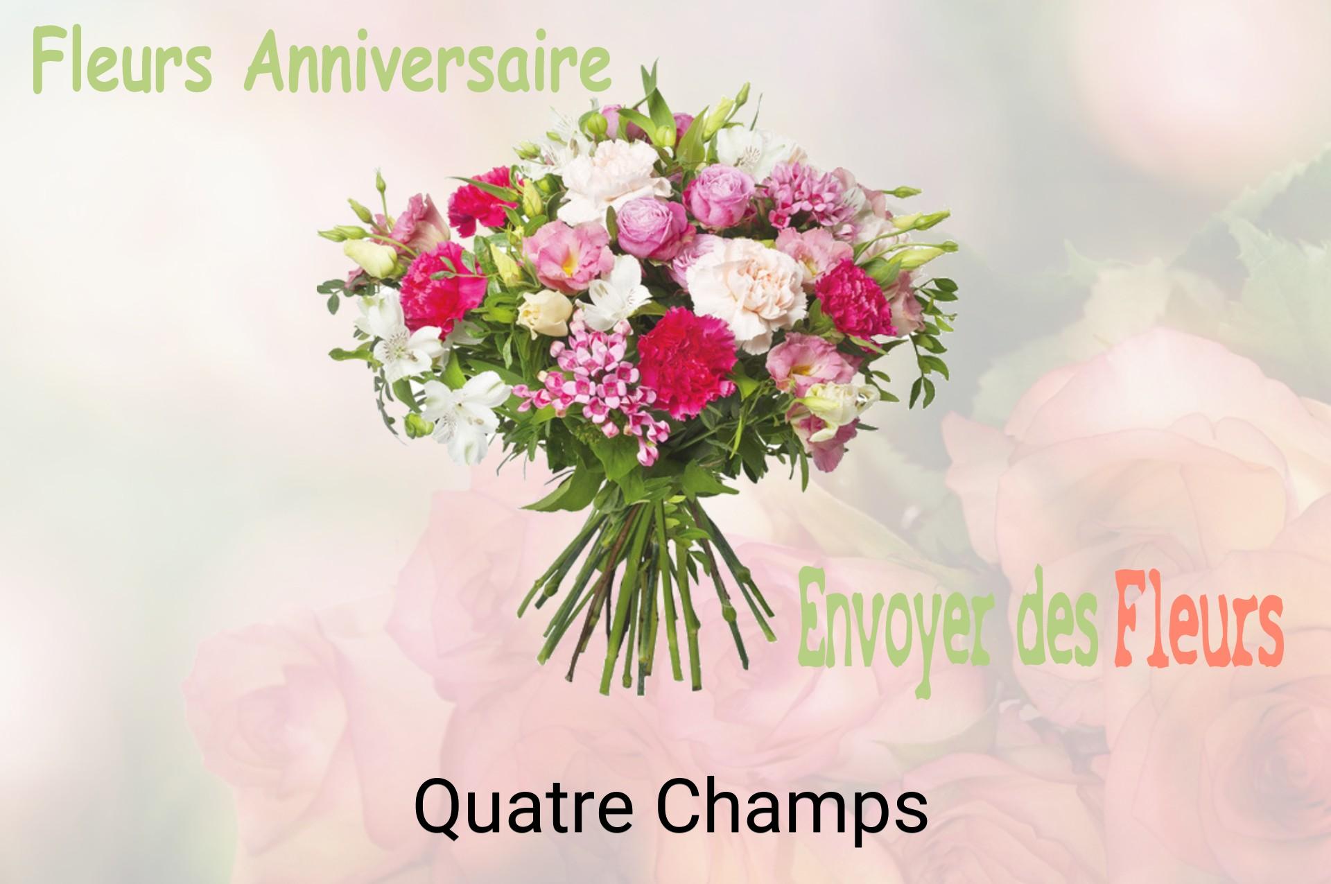 Bouquet de fleurs d’anniversaire livré à Quatre-Champs