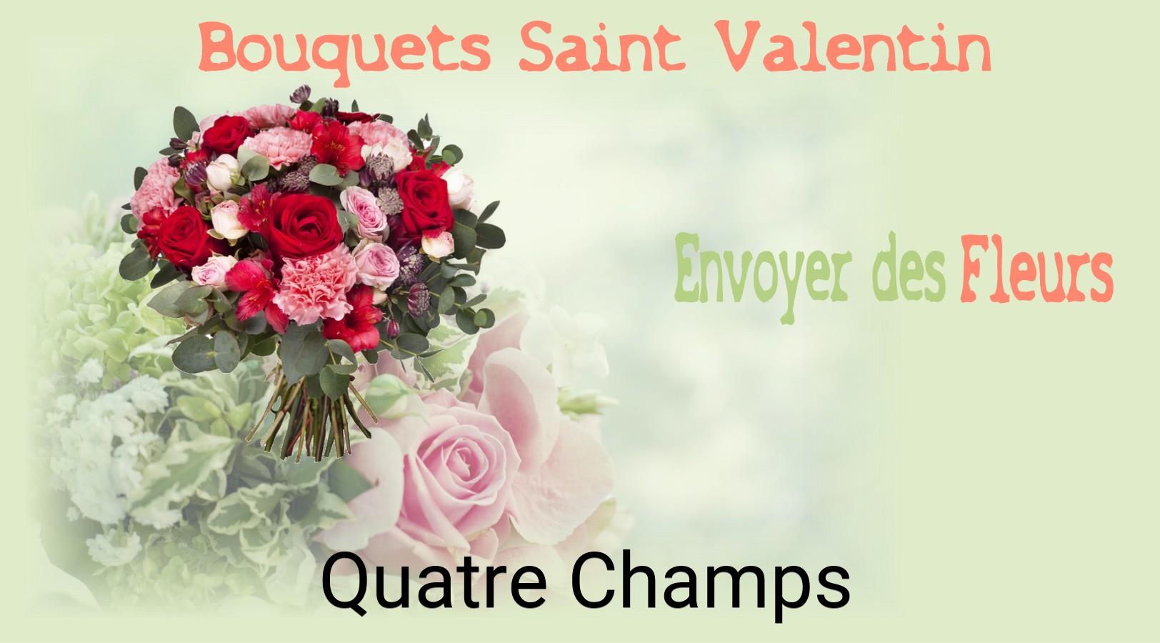Roses de Saint-Valentin livrées à Quatre-Champs